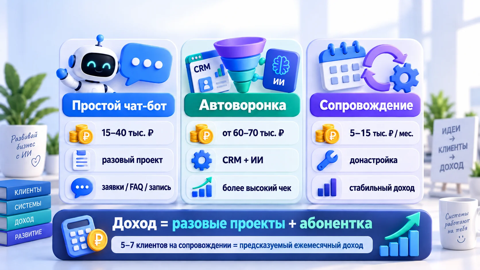 на чем зарабатывают на автоматизации бизнеса