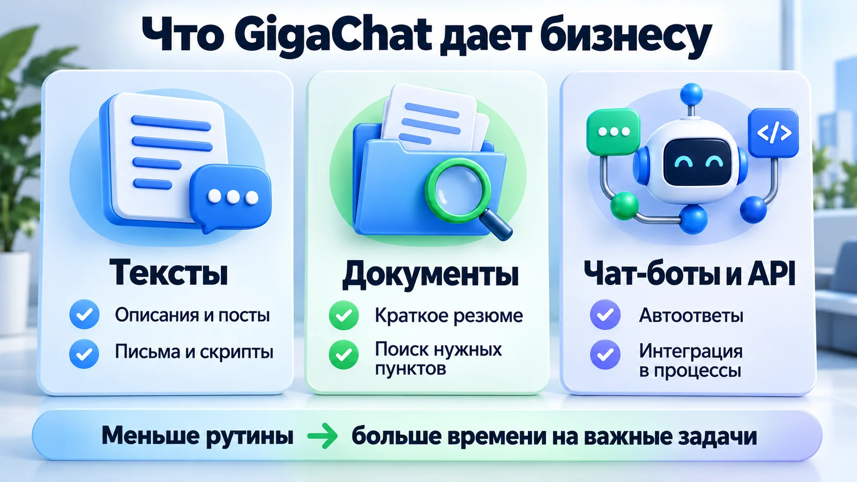 польза gigachat для бизнеса