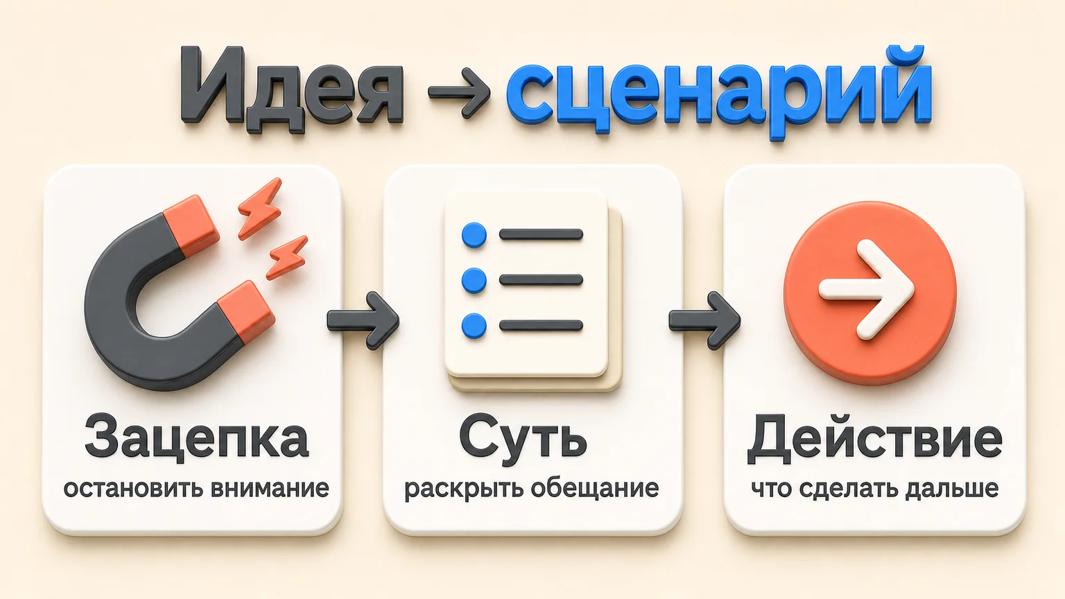 формула сценария рилс