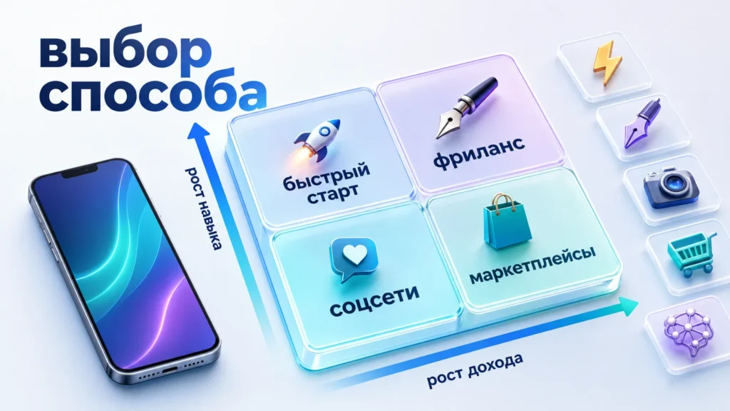 способы заработка с телефона