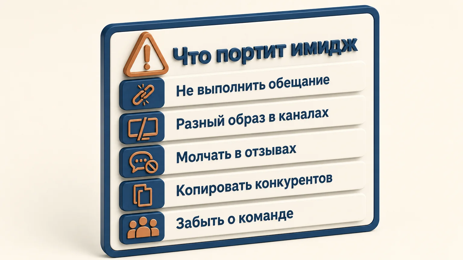 ошибки которые портят имидж компании