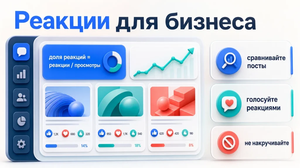 реакции в канале для бизнеса