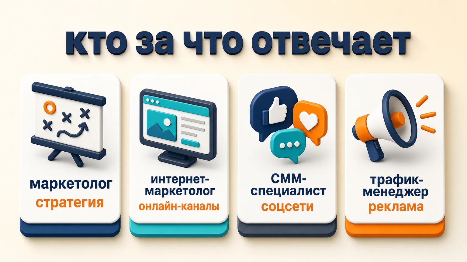 кто за что отвечает в маркетинге
