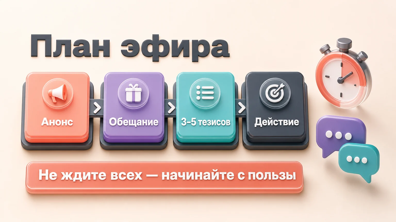 план прямого эфира